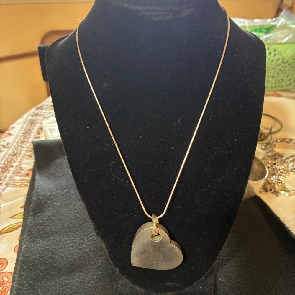 Sterling Silver Heart & Chain